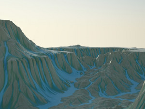 Stylized Terrain Modello 3D