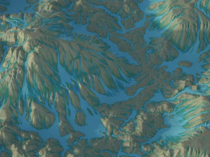 Stylized Terrain 3D Model