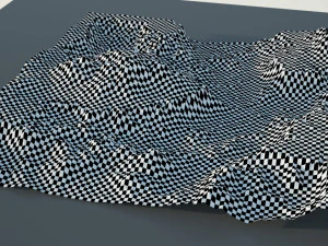 Stylized Terrain 3D Model