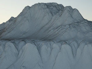 Stylized Terrain 3D Model