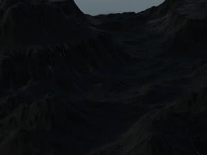Stylized Terrain 3D Model
