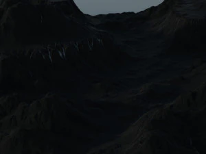 Stylized Terrain 3D Model