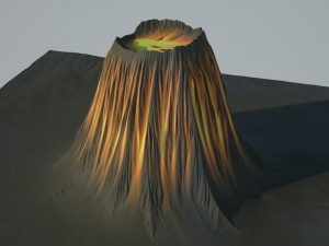 Volcano 3D Model