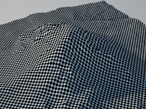 Snow Covered Mountain Model 3D