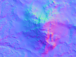 Montanha Coberta de Neve Modelo 3D