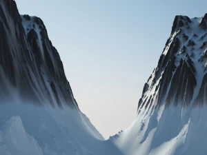 Karla Kaplı Dağ 3D Model