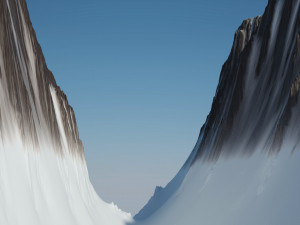 Snow Covered Mountain Modèle 3D