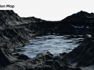 Rocky hills and valleys Modelo 3D