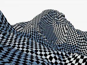 Highly detailed terrain 3D Model