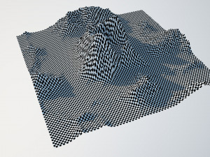 Mountain Terrain 3D Model