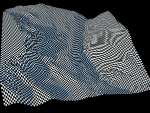 Landscape with Ravine Modello 3D