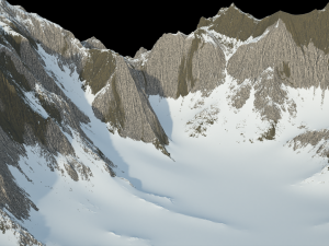 Snowy Mountain 3D 模型