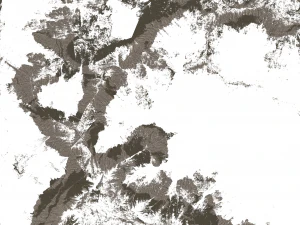 Montanha Nevada Modelo 3D