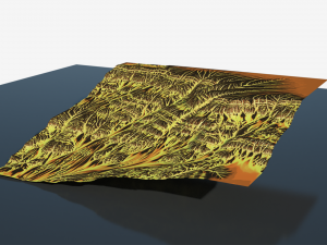 Cartoon mountain terrain 3D Model