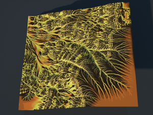 Cartoon mountain terrain 3D Model