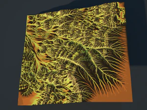 Terreno montanhoso de desenho animado Modelo 3D