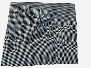 Cartoon mountain terrain 3D Model