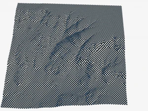 Terreno montanhoso de desenho animado Modelo 3D