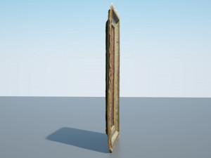 Modigliani group of paintings in row 3D Model