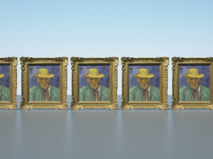 Vincent van Gogh - Portrait of a Peasant 3D Model