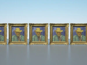 Vincent van Gogh &ndash; Portret chłopa Model 3D