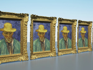 Vincent van Gogh - Portrait of a Peasant 3D 모델