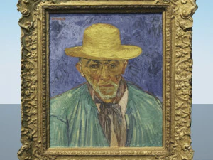 Vincent van Gogh - Retrato de um campon&ecirc;s Modelo 3D