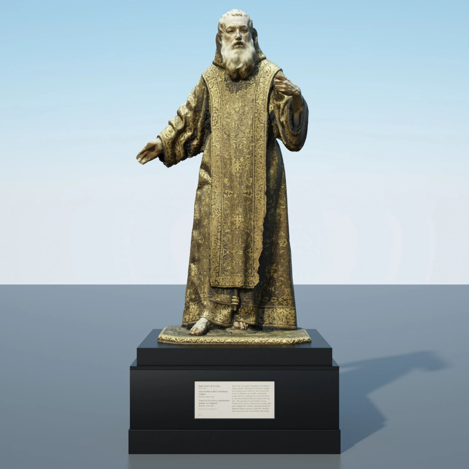 Saint Gines de la Jara 3D Model .c4d .max .obj .3ds .fbx .stl .blend 