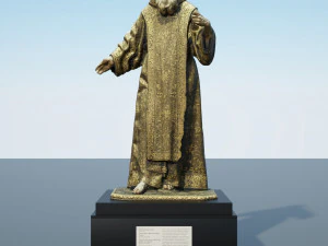 Сен-Жинес-де-ла-Хара 3D Модель