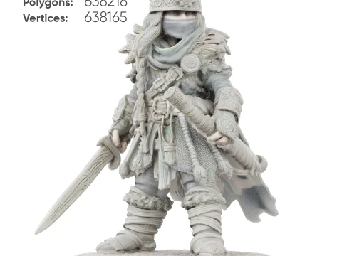 Woven Warrior 3D Model