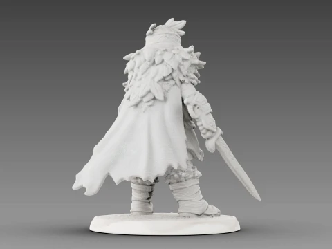Guerreiro tecido Modelo 3D