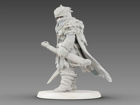 Guerreiro tecido Modelo 3D