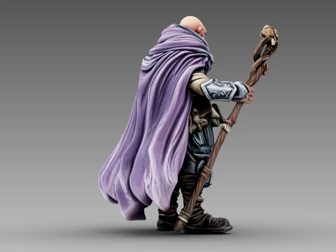 The Wandering Greybeard 3D Model