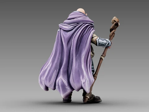 The Wandering Greybeard 3D Model