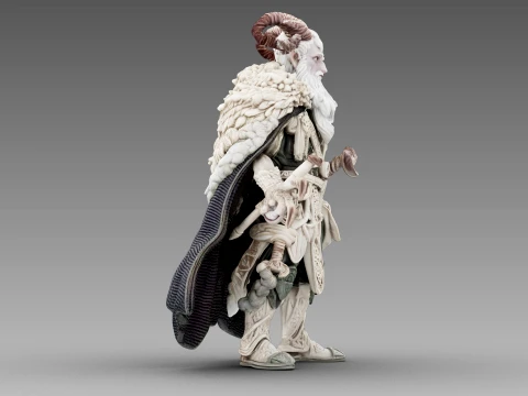 The Ram Sage 3D Model