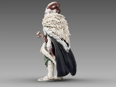 The Ram Sage 3D Model