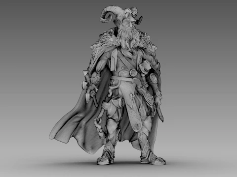 The Ram Sage 3D Model