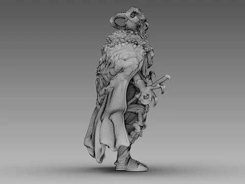 The Ram Sage 3D Model