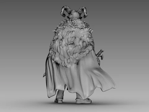 The Ram Sage 3D Model