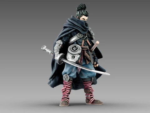 Steel Shadow Warrior 3D Model