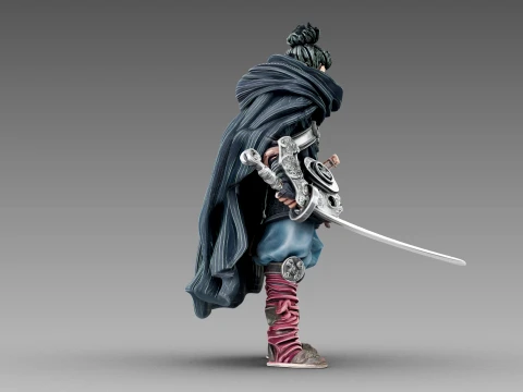 Steel Shadow Warrior 3D Model
