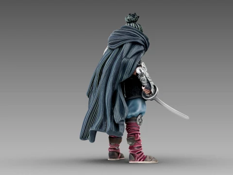 Steel Shadow Warrior 3D Model