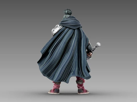 Steel Shadow Warrior 3D Model