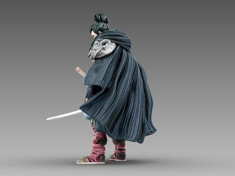 Steel Shadow Warrior 3D Model
