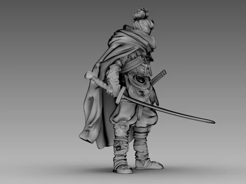 Steel Shadow Warrior 3D Model