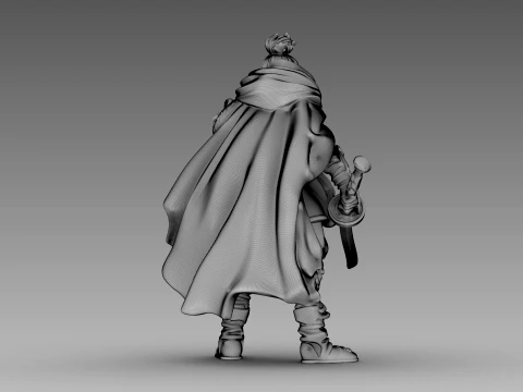 Steel Shadow Warrior 3D Model