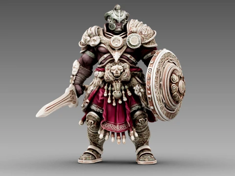 Stonebound Warlord 3D Model