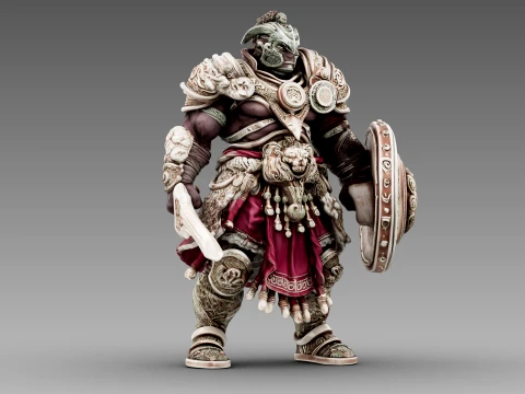 Stonebound Warlord 3D Model