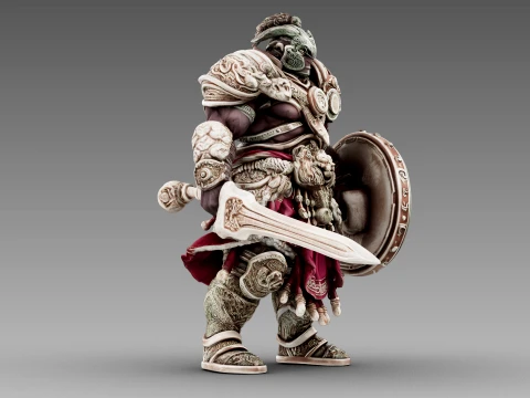 Stonebound Warlord 3D Model