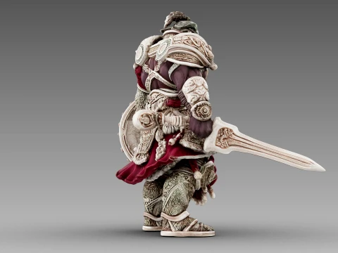 Stonebound Warlord 3D Model